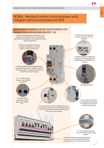 RCBOs - Residual current circuit breakers with integral