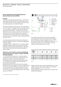 RESIDUAL CURRENT CIRCUIT BREAKERS