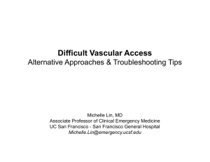 Difficult Vascular Access