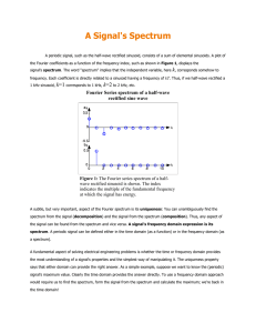 A Signal`s Spectrum