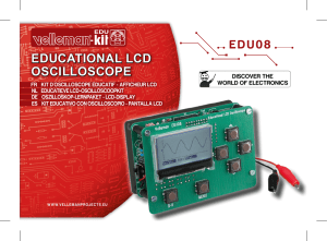 EDUCATIONAL LCD OSCILLOSCOPE eDu08