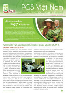 PGS Viet Nam Newsletter 06/2013