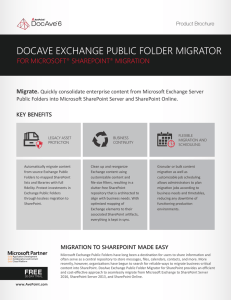 DocAve Exchange Public Folder Migrator