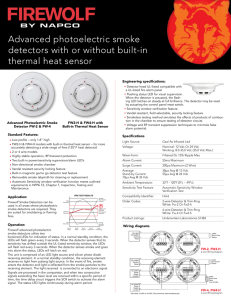 Advanced photoelectric smoke detectors with or without built