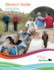Seniors` Guide - Province of Manitoba