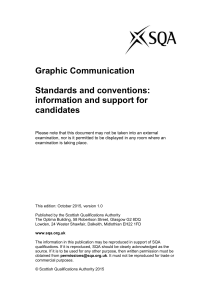 Graphic Communication Standards and conventions