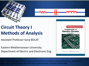 Methods of Analysis - faraday - Eastern Mediterranean University