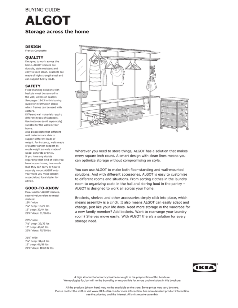 Ikea ALGOT Steel Shelf Bracket 15" White 202.185.45 
