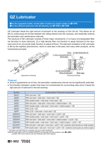QZ Lubricator - THK Technical Support