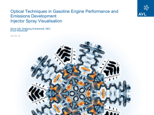 Optical Techniques in Gasoline Engine Performance and