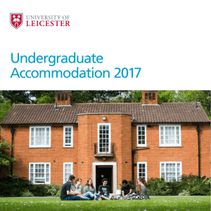 Undergraduate Accommodation 2017