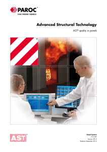 AST - Advanced Structural Technology for sandwich