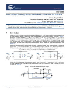 Basic Concepts for Energy Delivery with S6AE101A, S6AE102A