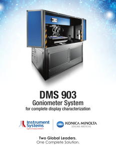 DMS 903 - Konica Minolta Sensing Americas, Inc.