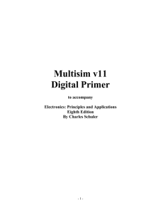 Multisim v11 Digital Primer