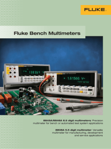 Fluke Bench Multimeters