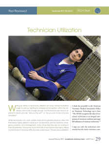 Technician Utilization - veterinaryteambrief.com