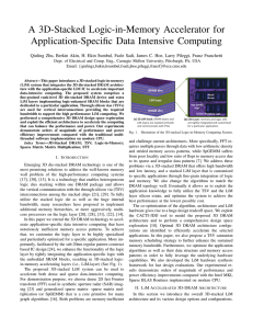 A 3D-Stacked Logic-in-Memory Accelerator