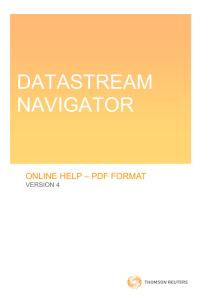 Datastream Charting 2.0