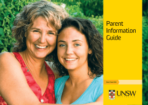 UNSW Parent Information Guide