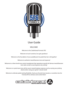 Catalinbread Formula 5F6 Manual