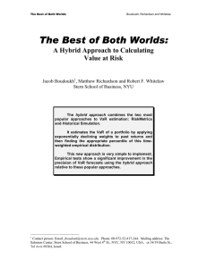 The Best of Both Worlds: A Hybrid Approach to Calculating Value