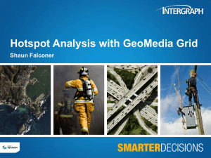 Hotspot Analysis with GeoMedia Grid