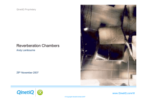Reverberation Chambers
