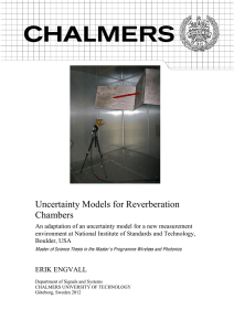 Uncertainty Models for Reverberation Chambers