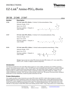 EZ-Link Amine-PEGn-Biotin - Thermo Fisher Scientific