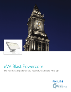 eW Blast Powercore - Philips Color Kinetics