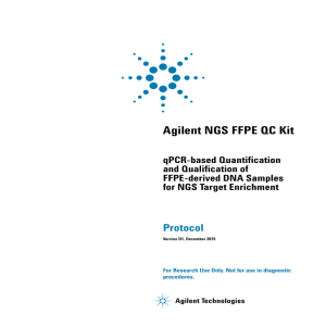 Agilent NGS FFPE QC Kit