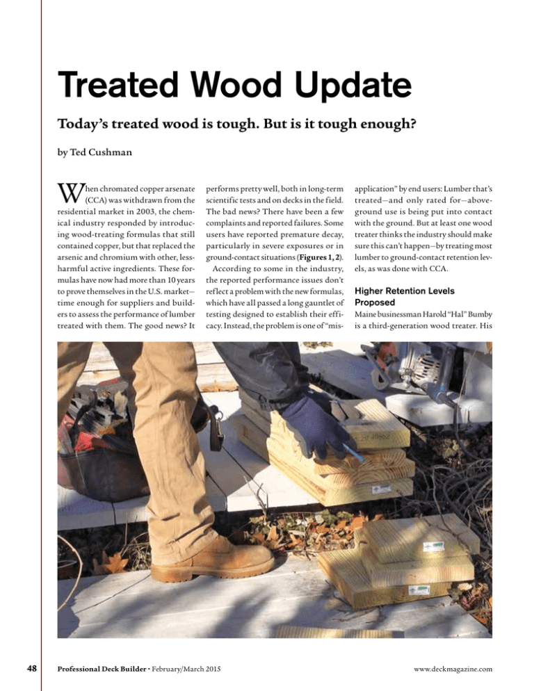 Treated Wood Update