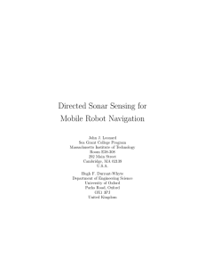 Directed Sonar Sensing for Mobile Robot Navigation