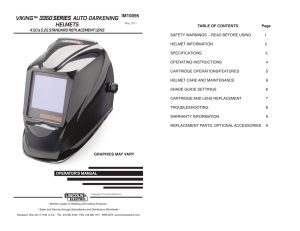viking™ 3350 series auto-darkening helmets