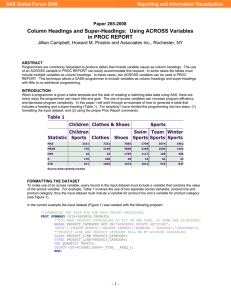 265-2008: Headings and Super-Headings: Using ACROSS Variables in