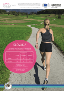 Slovakia - Physical Activity Factsheet