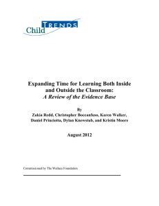 Expanding Time for Learning Both Inside and Outside