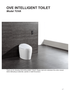 ove intelligent toilet