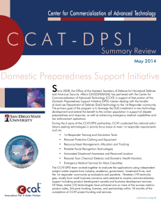 DPSI Summary Report - Center for Commercialization of Advanced