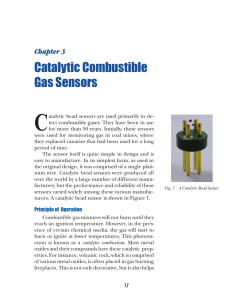 Chapter 3 Catalytic Combustible Gas Sensors