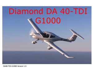 Diamond DA 40-TDI- G1000 Systems Version 1.0