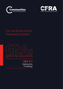 Fire and Rescue Service Operational Guidance