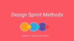 Design Sprint Methods