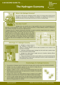 The Hydrogen Economy