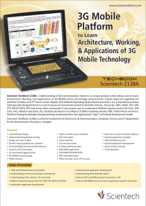 Scientech 2138A 3G Brochure