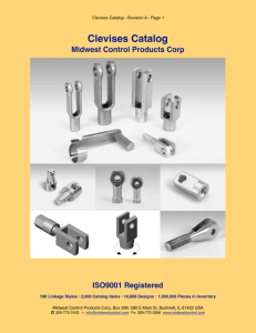 CLEVIS CATALOG - Midwest Control Products Corp.