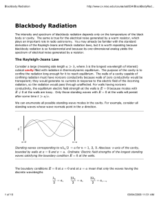 C. Blackbody Radiation