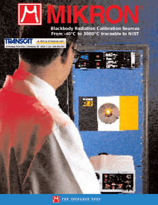 Mikron M300 Series Blackbody Radiation Calibration