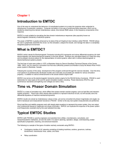 What is EMTDC? - Manitoba HVDC Research Centre